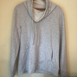 Gray Cowl Neck Sweater